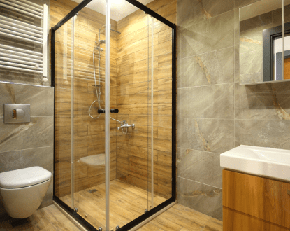 SHOWER GLASS DOORS